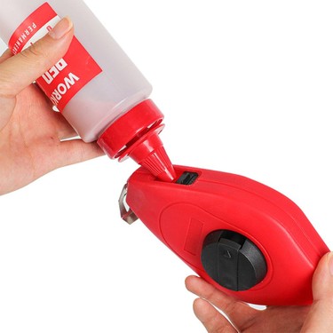 115 gr kırmızı çizim ipi boyası ile mini su terazisi seti