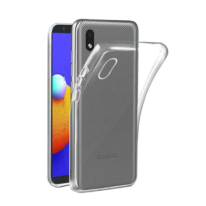 Galaxy A01 Core Kılıf Lüx Şeffaf Silikon