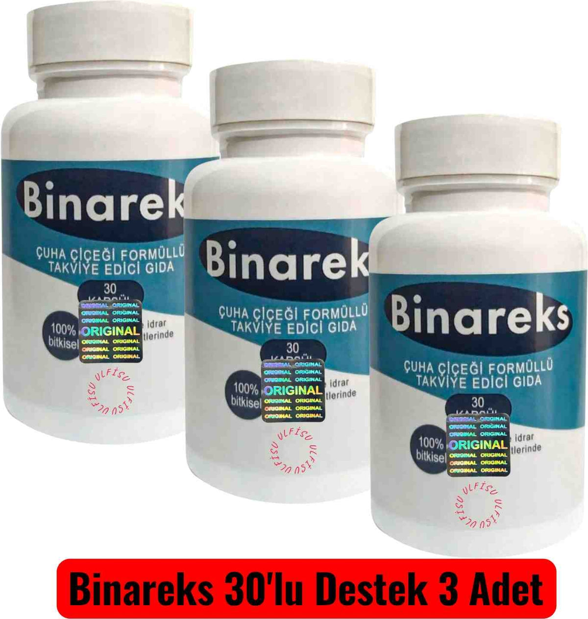 Binareks 3 Adet - Binareks 30 Lu 3 Adet