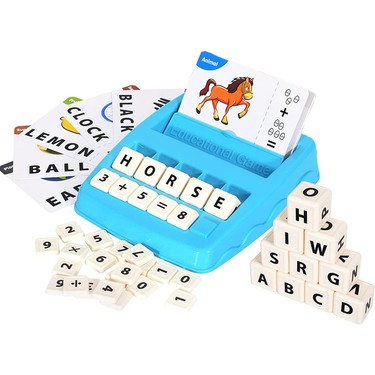 Eğitici Kelime ve Matematik Oyun Seti, 32 Kart ile Eğlence