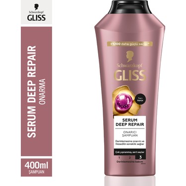 400 Ml Yıpranmış Saçlar için Onarıcı Şampuan, Besleyici Etki