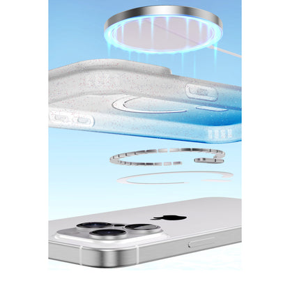 iPhone 15 Pro Max Pummel Shiny Magsafe Kapak - Mavi