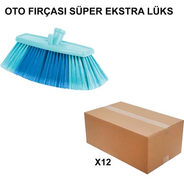 Süper Ekstra Lüks Oto Fırçası, Toptan 12 Adet