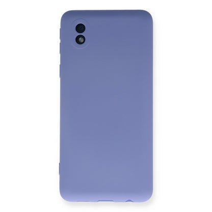 Galaxy A01 Core Kılıf Nano içi Kadife Silikon - Lila