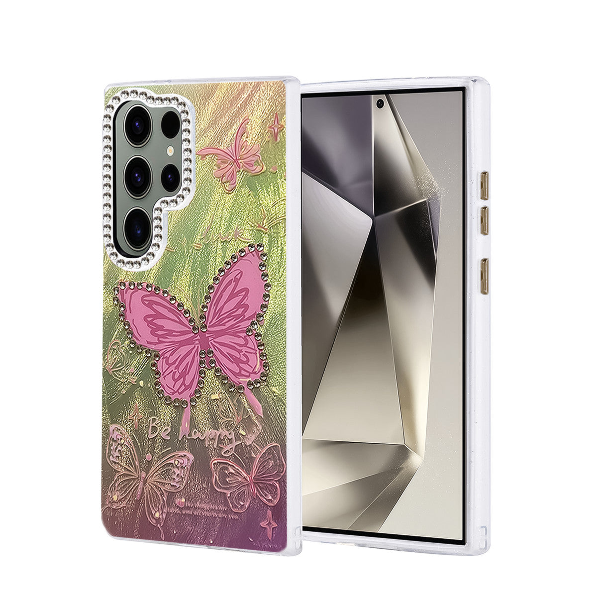 Galaxy S24 Ultra Kılıf Blade Aynalı Desenli Kapak - Desen 5