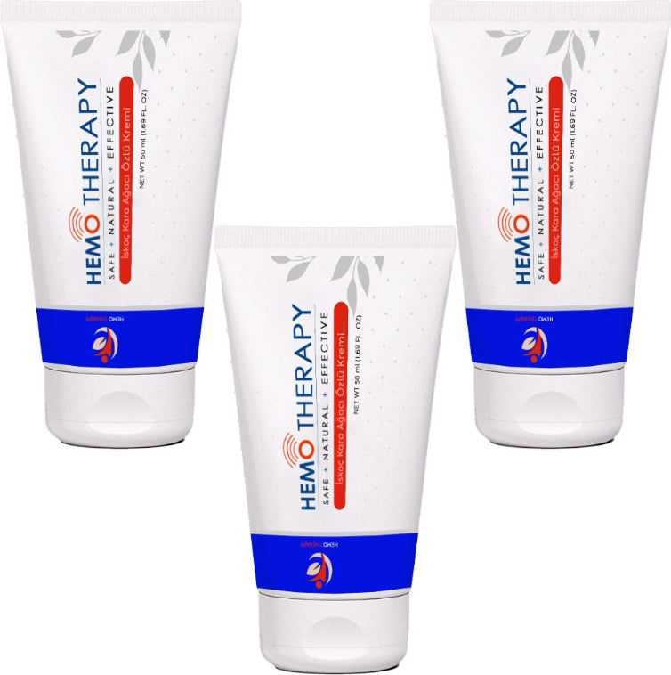 Hemo Therapy: 3 Adet> Iskoç Karaağaç Özlü An.al Bakım Kremi 50 ml