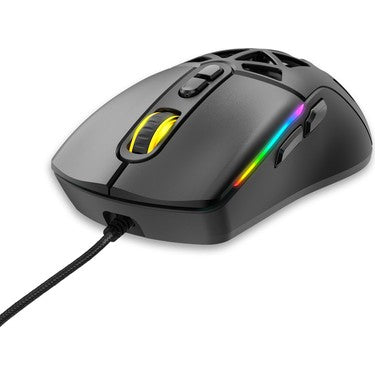 RGB Özel Doku Kablolu Mouse, 12800 DPI ve Ergonomik Tasarım
