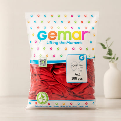 Kırmızı Lateks Balon 26 cm (10) - 100lü Paket