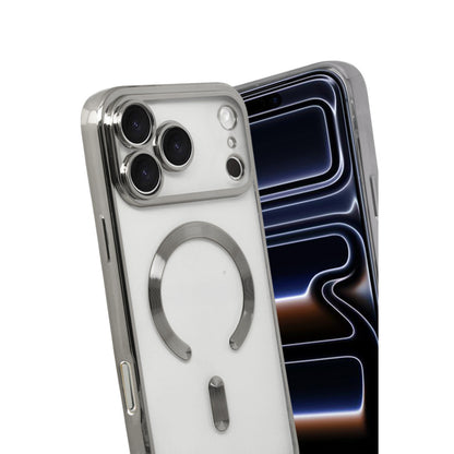 iPhone 17 Pro Max Kross Magneticsafe Kapak - Gümüş