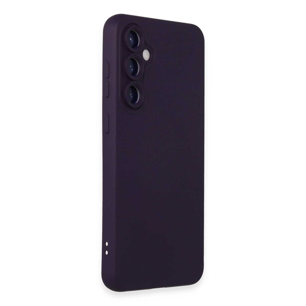 Galaxy S24 Kılıf Nano içi Kadife Silikon - Mor