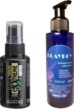 Playboy Hintohu Kadınlara Erkeklere Özel Ferahlatıcı Sprey 50 ml - Playboy 125 ml Lubricant Gel