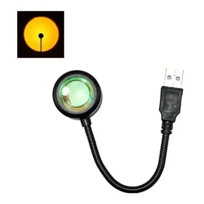 Taşınabilir USB Sunset Gün Batımı Ambiyans Işığı Lamba