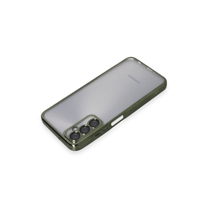 Galaxy A05S Kılıf Razer Lensli Silikon - Yeşil