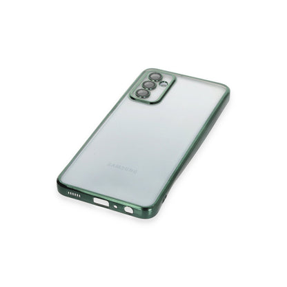 Galaxy M23 Kılıf Razer Lensli Silikon - Yeşil