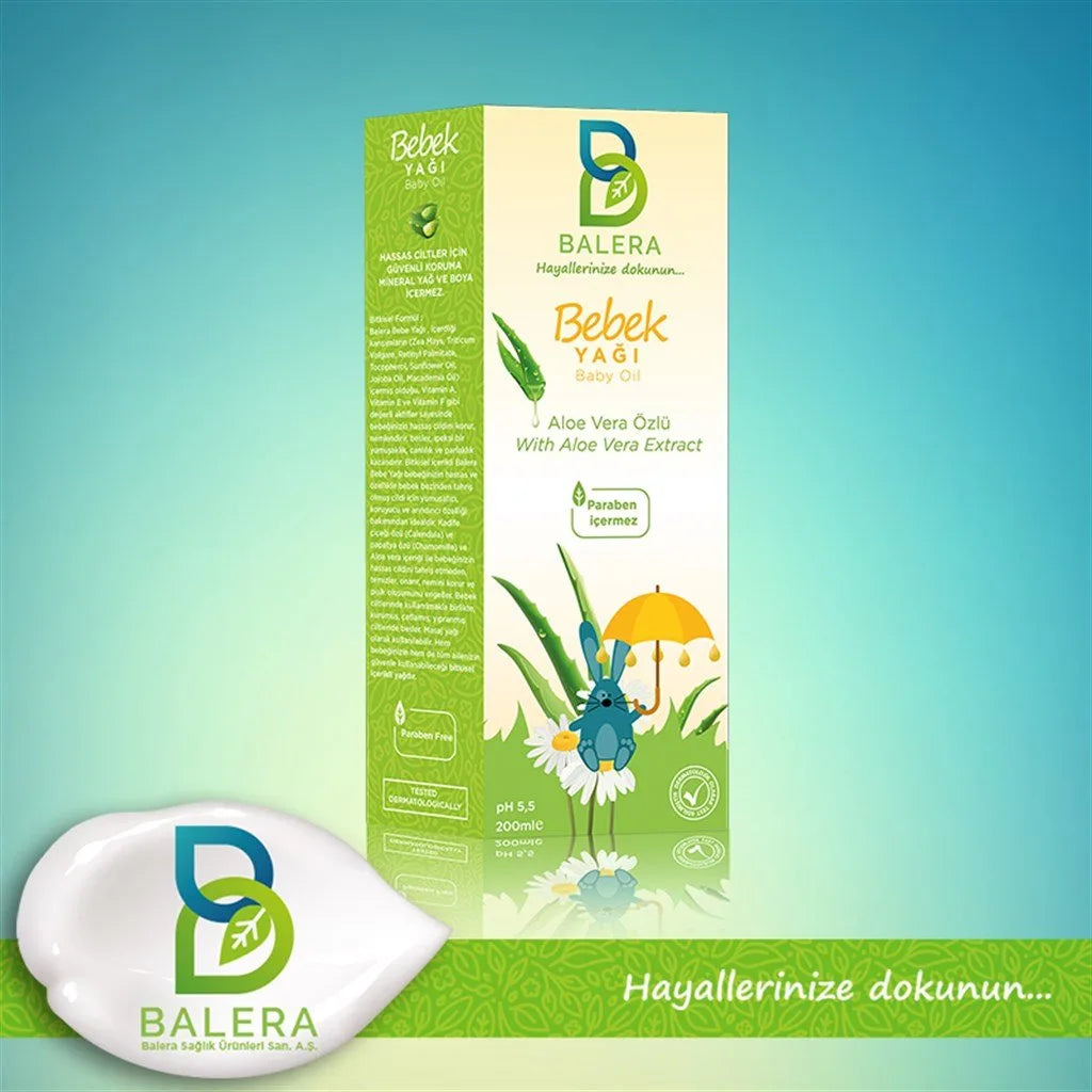 Aloe Vera Özlü Bebek Yağı 200 Ml