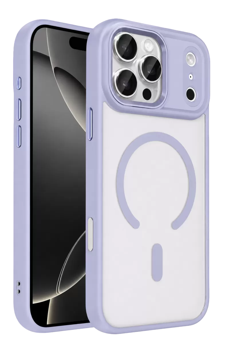 iPhone 17 Pro Magsafe Kapak - Mor