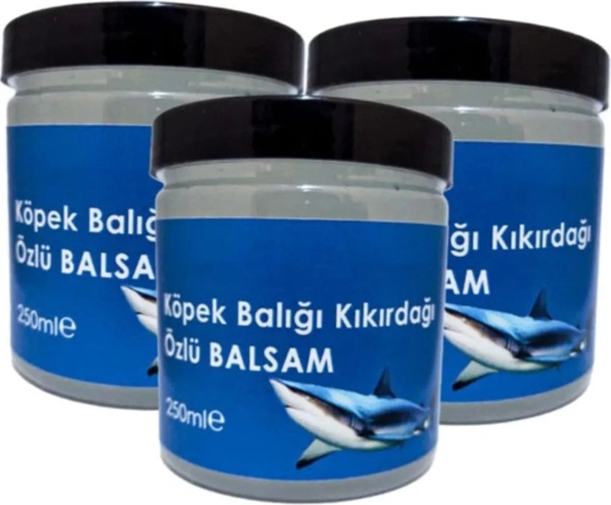 Muzicevi Köpekbalığı Kremi 250 ml 3 Adet Birden