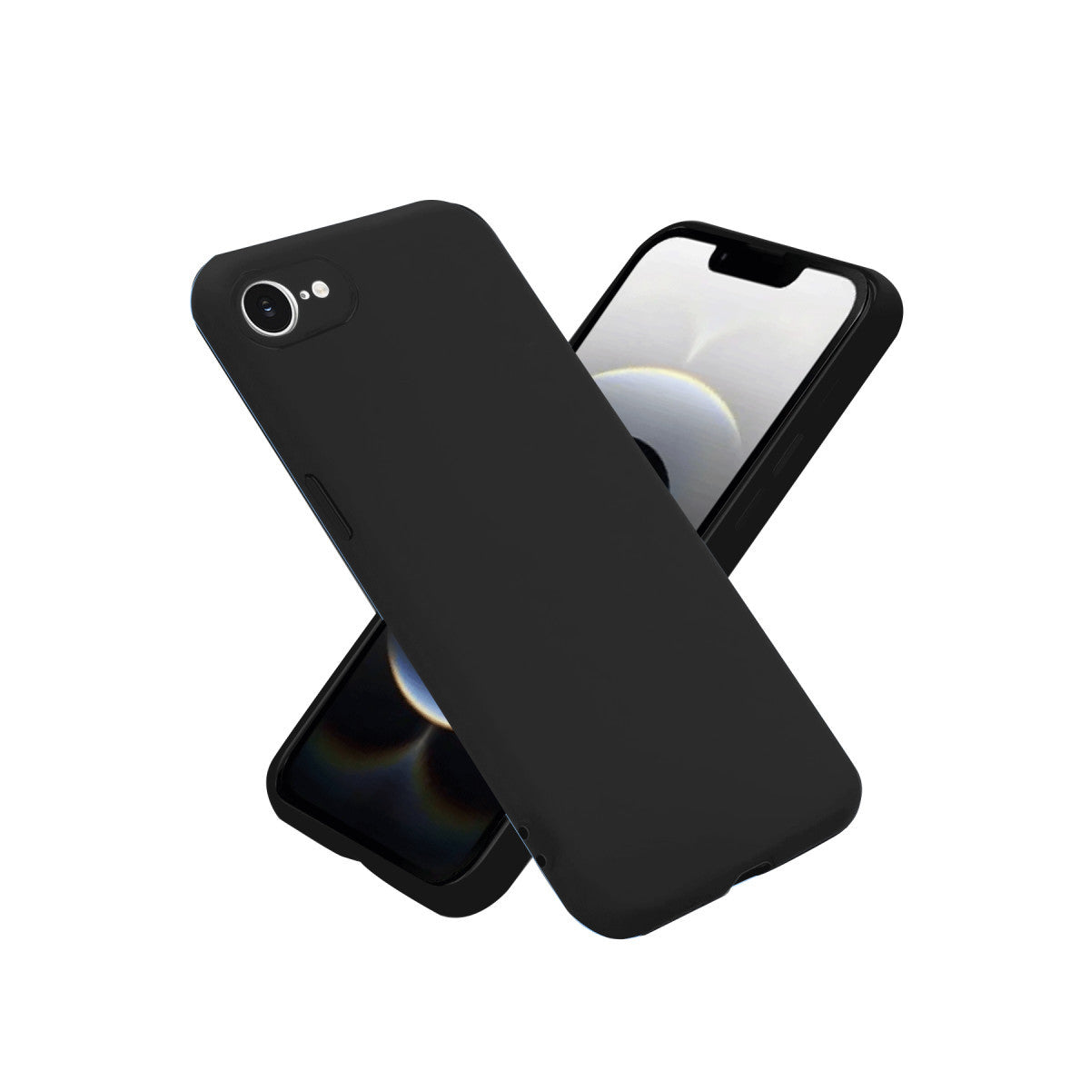 iPhone 16E Kılıf First Silikon - Siyah