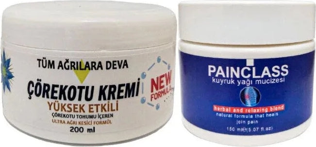 Süper Çörek Otu Kremi Xl Boy 200 ML+150 ml Painclass Kuyruk Yağı Kremi