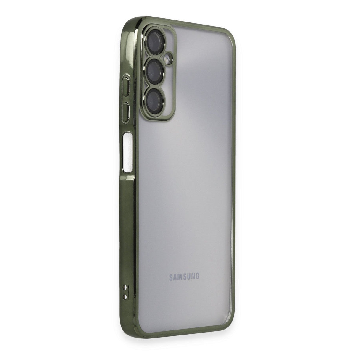 Galaxy A05S Kılıf Razer Lensli Silikon - Yeşil