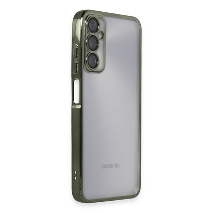 Galaxy A05S Kılıf Razer Lensli Silikon - Yeşil