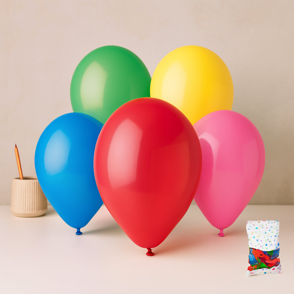 Renkli Klasik Balon 26 cm (10) - 100lü Paket