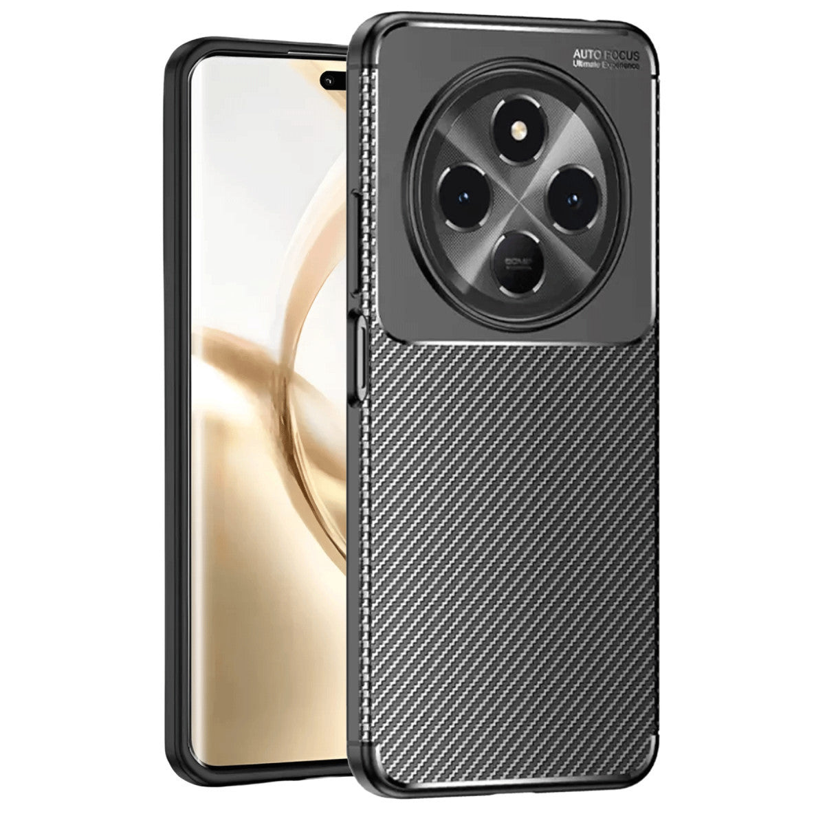 Spark 30C Kılıf Auto Focus Karbon Kapak - Siyah