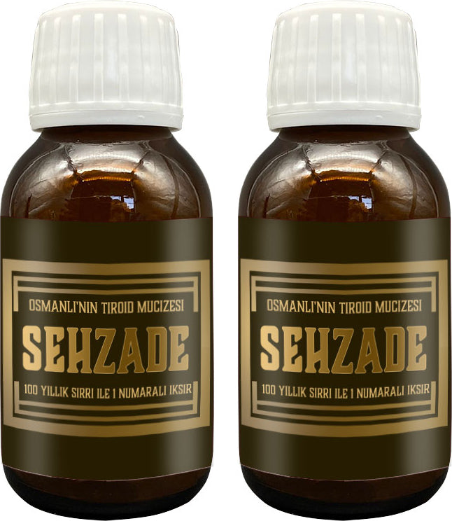 Şehzade Iksiri Şurubu 2 Adet Osmanlı Geleneğinden Bitki Extratlı Şurup 50 ml