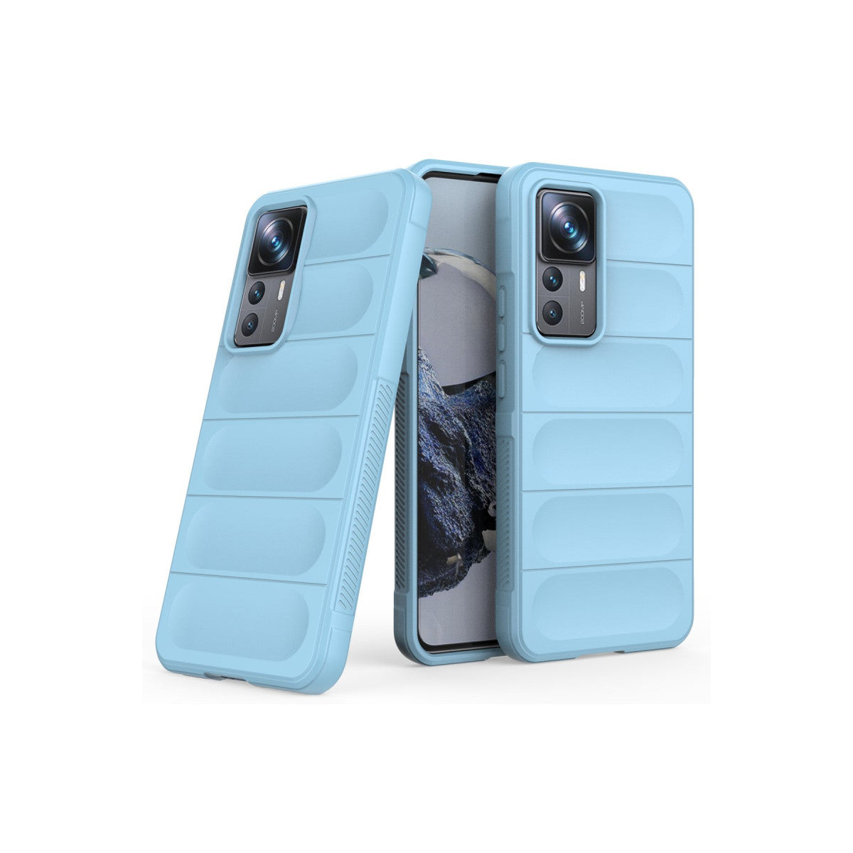 Mi 12T Pro Kılıf Optimum Silikon - Sky Blue