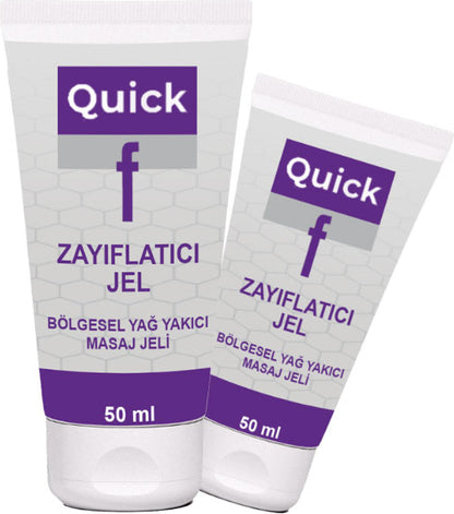 Quickf Gel 50 ml 2 Adet Hafifliğin Anahtarı
