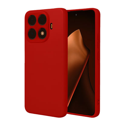 Mi 15T Pro Nano içi Kadife Silikon - Kırmızı