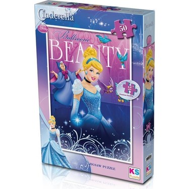 Cinderella Temalı 50 Parça Puzzle Eğlenceli Eğitici Oyun