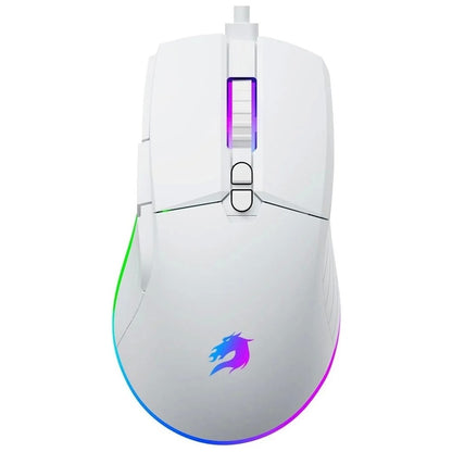 RGB Gaming Mouse, 12800 DPI ve Beyaz Tasarım ile Fark Yaratır