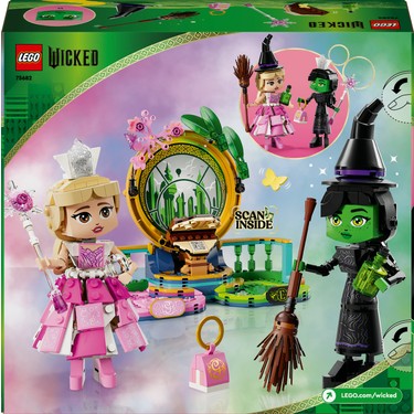 Glinda ve Elphaba Figürleri ile Eğlenceli Oyun Seti