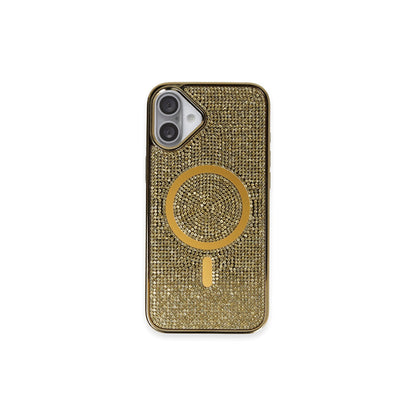 iPhone 16 Plus Kılıf Helen Magsafe Kapak - Gold