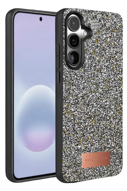 Galaxy A37 5G Bright Simli Kapak - Gold