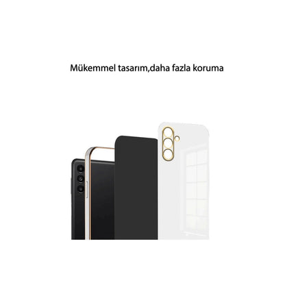Galaxy A24 4G Kılıf Volet Silikon - Beyaz