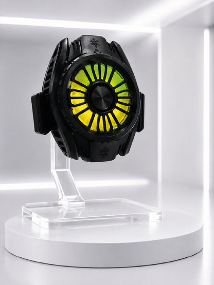 RGB Fan Aydınlatmalı Sessiz Çalışan Telefon Soğutucu