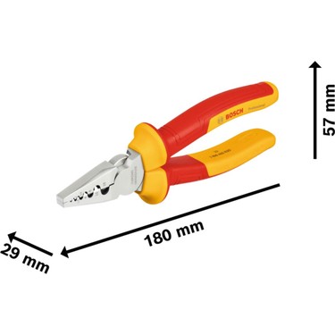 180 mm Kıvırma Pensi ile Kolay Kullanım