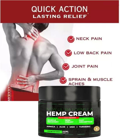 Louise Beauty / Hemp Cream - Ağrılarınıza Cildinizi Nemlendirmeye 250 ml Krem