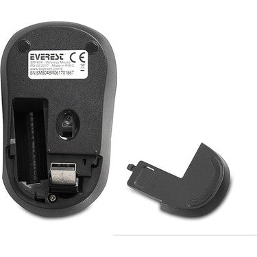 Everest Sm-804 Usb Siyah/Mavi 800/1200/1600Dpi Kablosuz