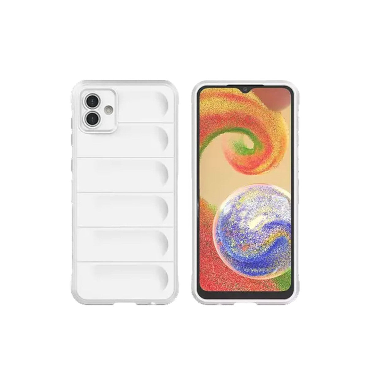 Galaxy A05 Kılıf Optimum Silikon - Krem