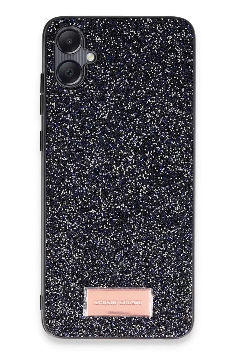 Galaxy A05 Bright Simli Kapak - Siyah