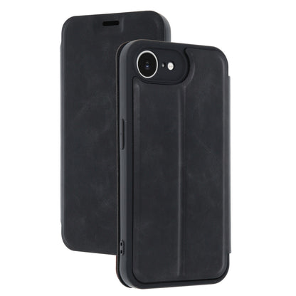 iPhone 16E Kılıf Flip Cover - Siyah