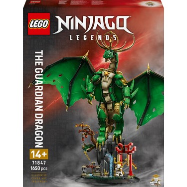 Usta Wu minifigürü içeren NINJAGO muhafız ejderha seti - 14 yaş ve üstü