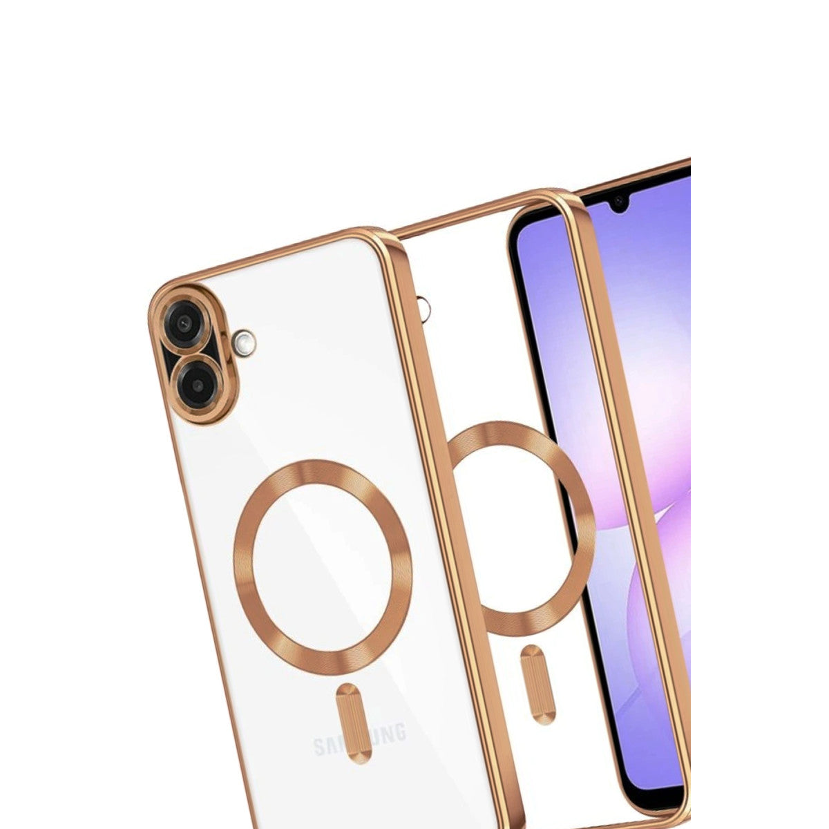 Galaxy A07 4G Kross Magneticsafe Kapak - Çöl Titanyum