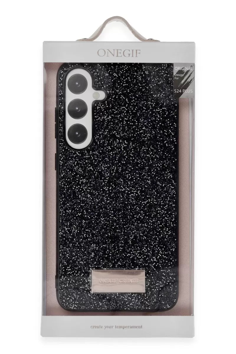 Galaxy A55 5G Bright Simli Kapak - Gümüş