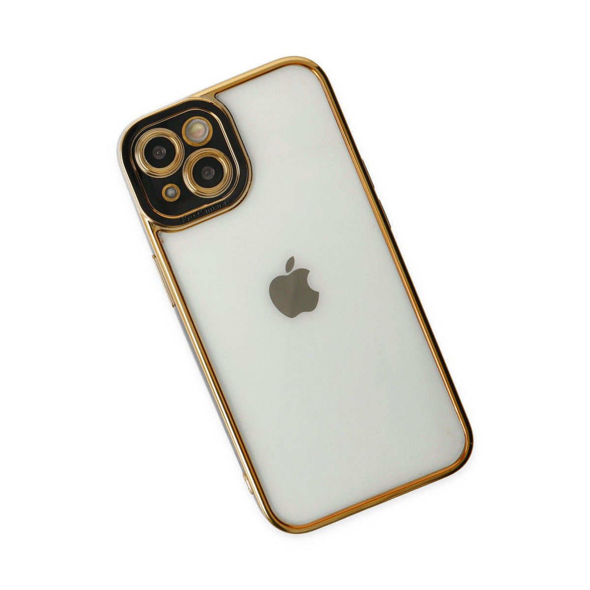 iPhone 14 Plus Kılıf Liva Lens Silikon - Siyah