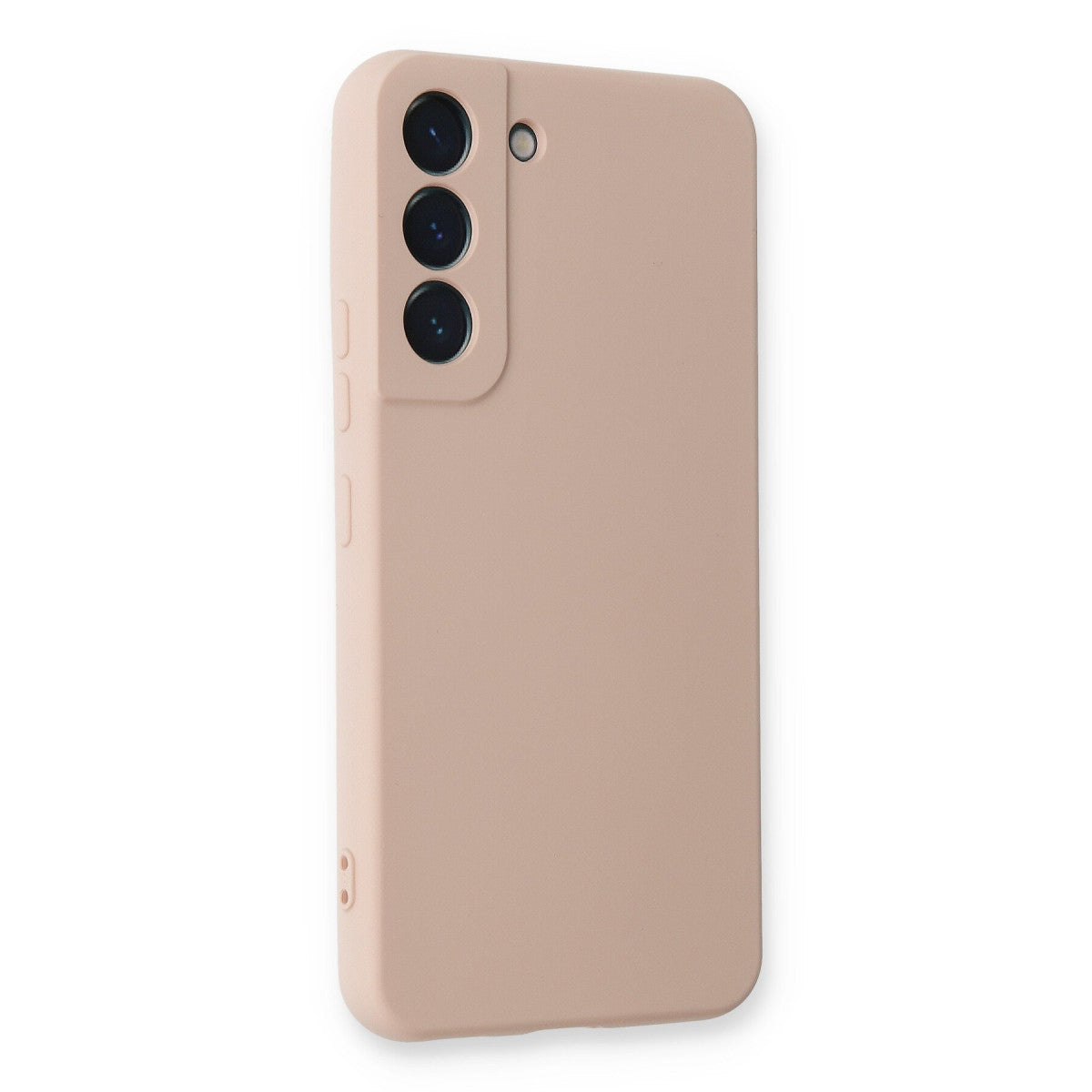 Galaxy S23 Kılıf Nano içi Kadife Silikon - Pudra