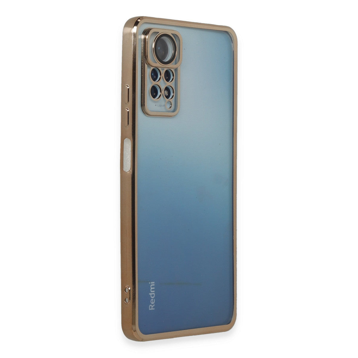 Redmi Note 11 Pro Kılıf Razer Lensli Silikon - Gold